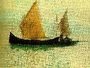 Odilon Redon, segelbatar i venedig